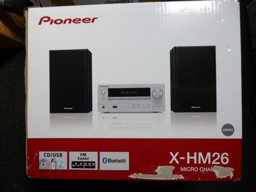 stereoset pioneer xhm26 zilver of zwart NIEUW cd fm, Audio, Tv en Foto, Stereo-sets, Nieuw, Cd-speler, Tuner of Radio, Speakers