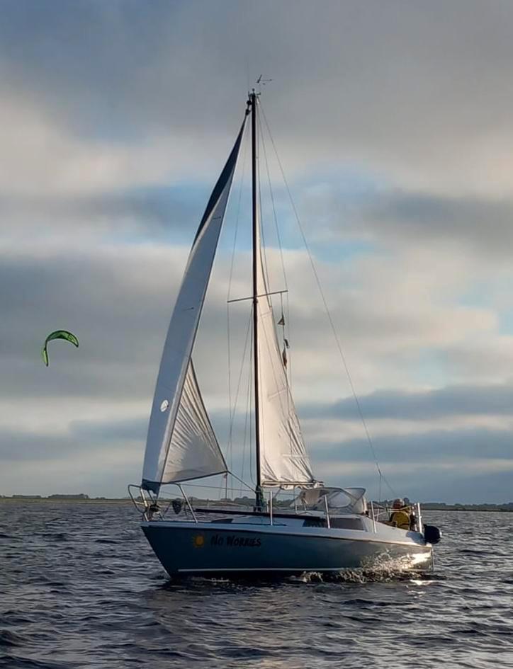 Vaarklare zeilboot Neptun 22 kielmidzwaard met trailer, Watersport en Boten, Kajuitzeilboten en Zeiljachten, Zo goed als nieuw