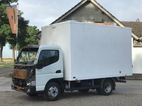 Mitsubishi Canter Fuso 6S15 3.0 Di EEV bakwagen koffer brand, Auto's, Bestelauto's, Bedrijf, Te koop, ABS, Elektrische ramen, Mistlampen
