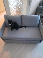 Slaapbank, Ophalen, Tweepersoons, Zo goed als nieuw, 120 cm