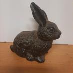 Beeld van een Konijn Haas Gietijzer Nieuw, Ophalen of Verzenden, Nieuw, Metaal