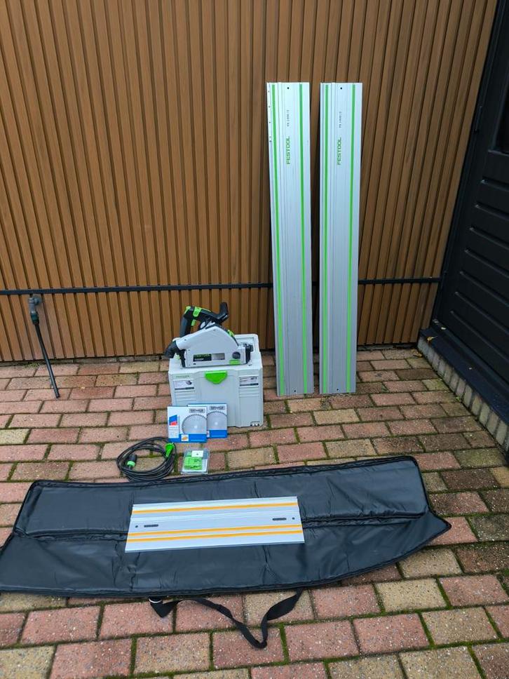 Festool ts 55 Rebq Plus invalzaag, Doe-het-zelf en Verbouw, Gereedschap | Handgereedschap, Zo goed als nieuw, Ophalen