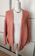 Koraal roze gebreid vest, Maat 42/44 (L), Ophalen of Verzenden, Roze, Geen merk
