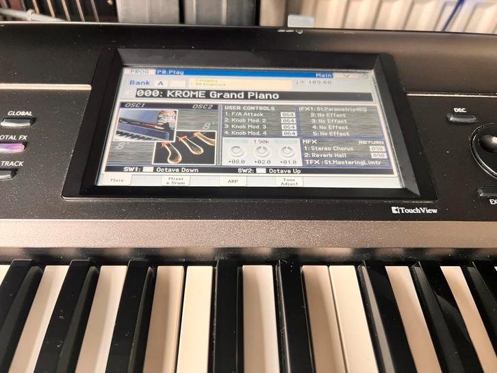 Korg Krome EX 61 Toetsen Workstation Keyboard, Muziek en Instrumenten, Keyboards, Gebruikt, 61 toetsen, Korg, Aanslaggevoelig