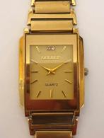 Vintage horloge, Ophalen of Verzenden, Overige materialen, Overige typen, Verguld