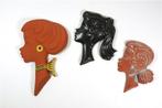 Vintage wand hoofdjes, Ophalen of Verzenden, Zo goed als nieuw