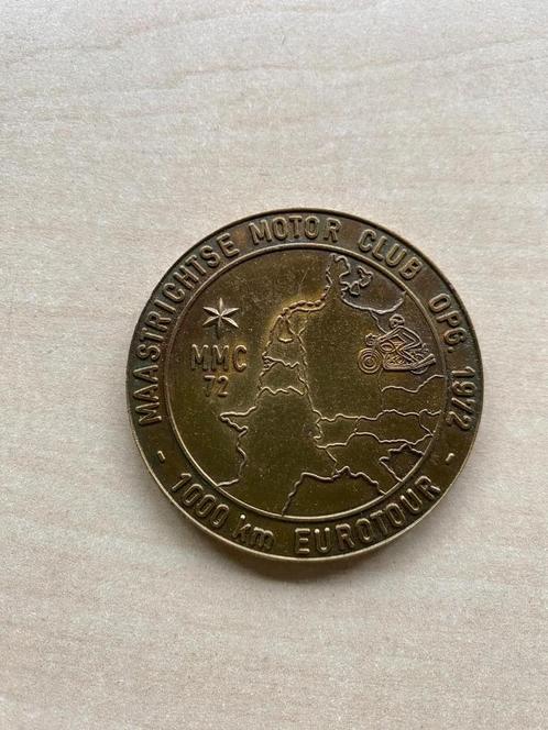 Maastricht Motor club embleem penning medaille, Postzegels en Munten, Penningen en Medailles, Overige materialen, Ophalen of Verzenden