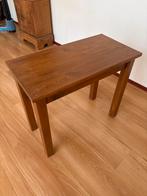 Klein houten tafeltje - 59x30x50 cm, Ophalen, Gebruikt, Rechthoekig, Minder dan 55 cm