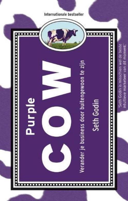 Purple Cow, business buitengewoon veranderen - Seth Godin, Boeken, Economie, Management en Marketing, Zo goed als nieuw, Verzenden