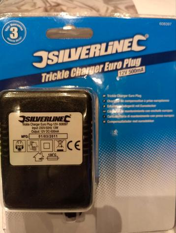 Silverline trickle charger druppellader 12V 500mA beschikbaar voor biedingen