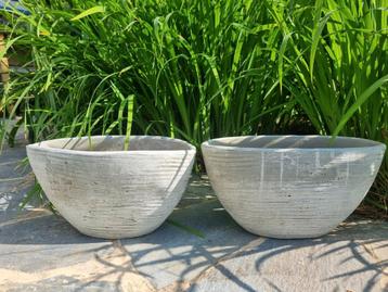 Plantenbak set aardewerk + hydrokorrels € 6,- beschikbaar voor biedingen