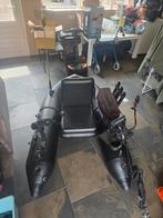 Belly boat met fishfinder (zeer compleet uitgerust), Ophalen, Zo goed als nieuw