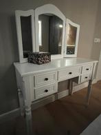 Brocante kaptafel, Huis en Inrichting, Kasten | Wandmeubels, Gebruikt, Glas, Ophalen of Verzenden, Minder dan 150 cm