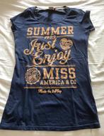 zomert-shirt blauw met opdruk, Maat 42/44 (L), Zo goed als nieuw, Korte mouw, Verzenden