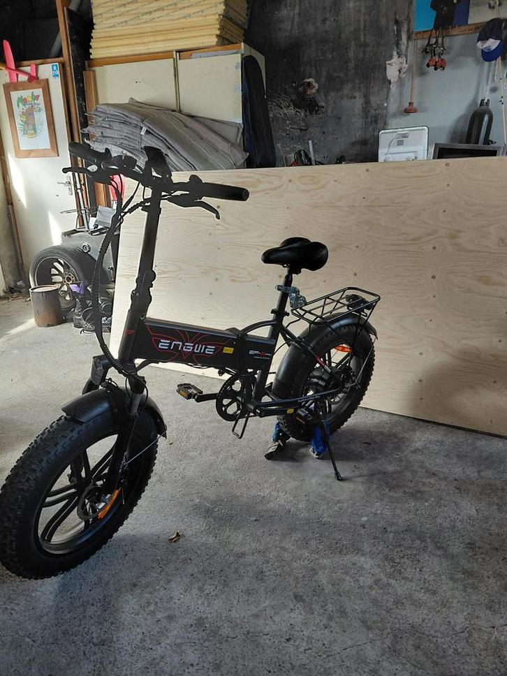 Enguie bike, Fietsen en Brommers, Elektrische fietsen, Zo goed als nieuw, Overige merken, 30 tot 50 km per accu, Ophalen