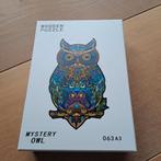 Houten jigsaw legpuzzel - Uil Design, Hobby en Vrije tijd, Denksport en Puzzels, Ophalen of Verzenden, Minder dan 500 stukjes