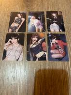 Blackpink Lisa Born Pink World Tour Photocards - 6 stuks, Ophalen of Verzenden, Zo goed als nieuw, Foto of Kaart