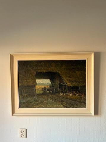 Mooi nostalgisch schilderij beschikbaar voor biedingen