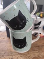 Katten Bekers en Schaaltjes, Gebruikt, Keramiek, Ophalen of Verzenden, Overige stijlen