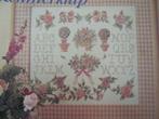 Borduurpatroon  Rozen merklap alfabet   nr 2947, Verzenden, Nieuw, Handborduren, Patroon
