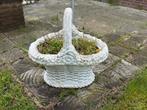 Engelse brocante Betonnen plantenmand xxl, Tuin en Terras, Bloembakken en Plantenbakken, Ophalen, Zo goed als nieuw, Rond, Minder dan 60 cm