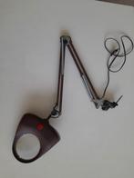 Bureaulamp met klem werklamp looplamp retro - zgan, Ophalen, Zo goed als nieuw, Minder dan 50 cm