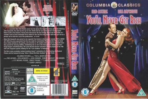 You’ll never get Rich 1941 DVD met Fred Astaire, Rita Haywor, Cd's en Dvd's, Dvd's | Tv en Series, Zo goed als nieuw, Komedie