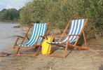 Vintage Strandstoelen, strandstoel (1x Torek), Ophalen, Zo goed als nieuw, Hout