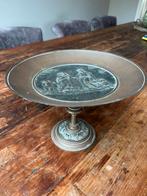 Bronzen fruitschaal met reliëf, Ophalen of Verzenden, Brons