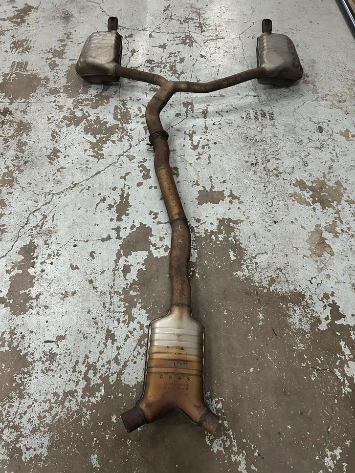 Uitlaatlijn Mercedes C450 AMG Station, Auto-onderdelen, Uitlaatsystemen, Mercedes-Benz, Gebruikt, Ophalen of Verzenden