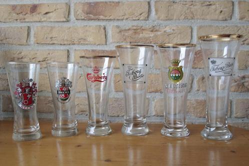 Verzameling bierglazen [DK, EU doos 4] zie beschrijving, Verzamelen, Biermerken, Zo goed als nieuw, Glas of Glazen, Overige merken