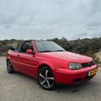 Volkswagen Golf 1.8 Cabriolet, Auto's, Stof, 74 pk, Zwart, 4 cilinders