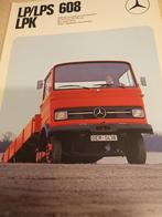 Jaren 70 Nederlandse Mercedes LPS 608 serie folder IZGST, Boeken, Auto's | Folders en Tijdschriften, Ophalen of Verzenden, Zo goed als nieuw