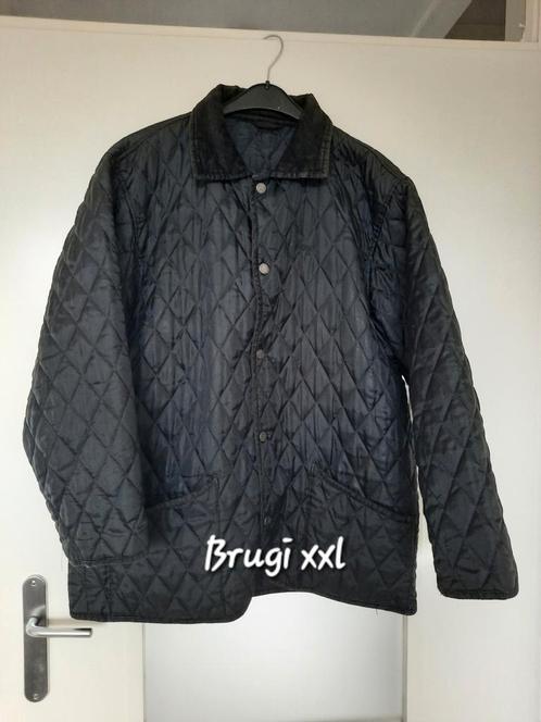 quilted (doorgestikte) tussenjas Brugi xxl  54/56, Kleding | Heren, Jassen | Zomer, Gedragen, Maat 52/54 (L), Zwart, Ophalen of Verzenden