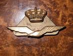 KLu embleem voor schuitje/veldmuts, Ophalen of Verzenden, Luchtmacht, Nederland, Embleem of Badge