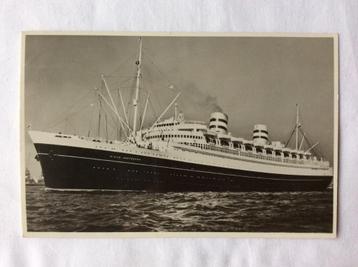s.s. Nieuw Amsterdam Ansichtkaart HAL No.1 beschikbaar voor biedingen