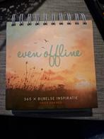 Even Offline - 365 Bijbelse Inspiraties, Boeken, Ophalen of Verzenden, Zo goed als nieuw, Erica Kramer, Christendom | Protestants