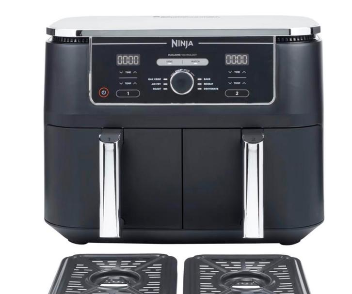 Ninja AF400EU Airfryer - Dubbele Zone!, Witgoed en Apparatuur, Airfryers, Nieuw, Airfryer, 1500 gram of meer, Ophalen of Verzenden