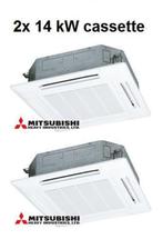 Mitsubishi cassette split airco warmtepomp verwarmen 31,5 kW, Witgoed en Apparatuur, Airco's, Afstandsbediening, Gebruikt, 100 m³ of groter