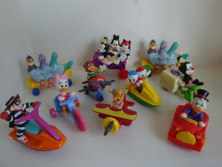 Veel vintage McDonalds happy meal figuurtjes, Verzamelen, Poppetjes en Figuurtjes, Zo goed als nieuw, Ophalen of Verzenden
