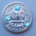 USA Amerika quarter dollar 1963 B TYPE REVERSE zie foto 5, Postzegels en Munten, Munten | Amerika, Zilver, Losse munt, Verzenden