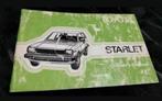 TOYOTA STARLET handleiding 107 blz, Ophalen of Verzenden