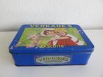 Vintage retro Verkade's Biscuits blik Moeder met kind, Verzamelen, Blikken, Ophalen of Verzenden, Gebruikt, Koek(jes), Verkade