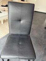 Eettafel stoelen zwart 4x, Huis en Inrichting, Stoelen, Ophalen, Zo goed als nieuw, Zwart, Vier