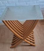 Tafeltje, Ter Apel, Ophalen of Verzenden, Zo goed als nieuw, Rechthoekig, 45 tot 60 cm