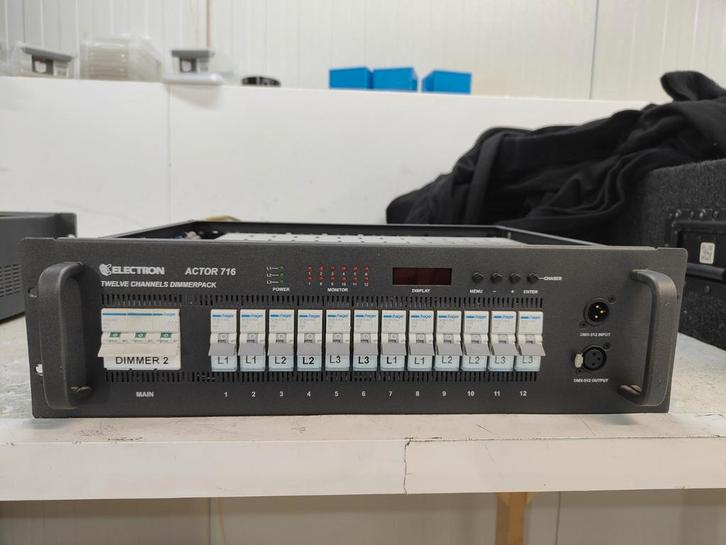 Electron Actor 716 Dimmerpack - 12 Kanaals DMX, Muziek en Instrumenten, Theaterbelichting, Gebruikt, Ophalen