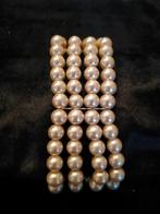 Parels Armband - Elegant en Tijdloos, Sieraden, Tassen en Uiterlijk, Armbanden, Overige materialen, Beige, Ophalen of Verzenden
