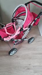Mooie roze poppenwagen, Kinderen en Baby's, Speelgoed | Poppen, Ophalen, Zo goed als nieuw, Babypop