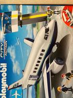 Playmobil Vliegtuig + Vliegtuigtrap met Passagiers, Ophalen, Zo goed als nieuw, Complete set
