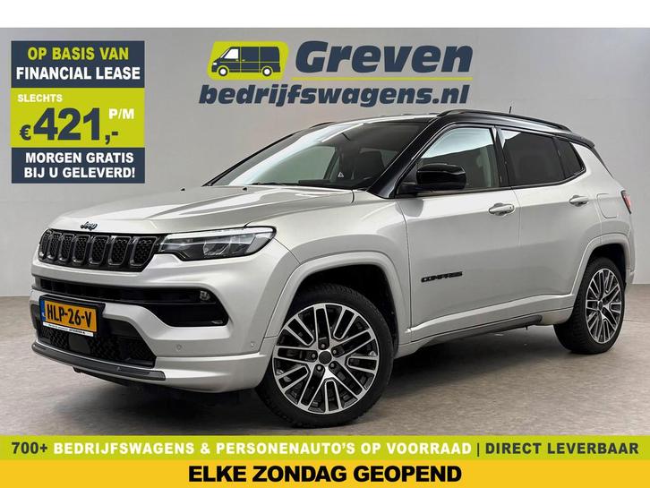 Jeep Compass 4xe 240PK Plug-in Hybrid Electric S | Virtual |, Auto's, Jeep, Bedrijf, Te koop, Compass, 4x4, ABS, Achteruitrijcamera